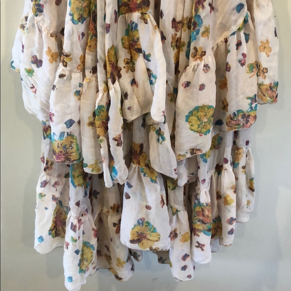 Free People Catching Glance Floral Midi Dress NWOT - Picture 4 of 8